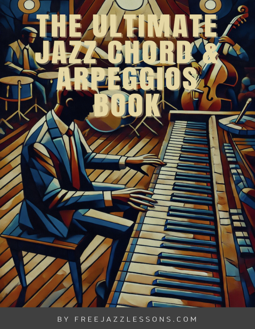 The Ultimate Jazz Chords and Arpeggios Book COVER